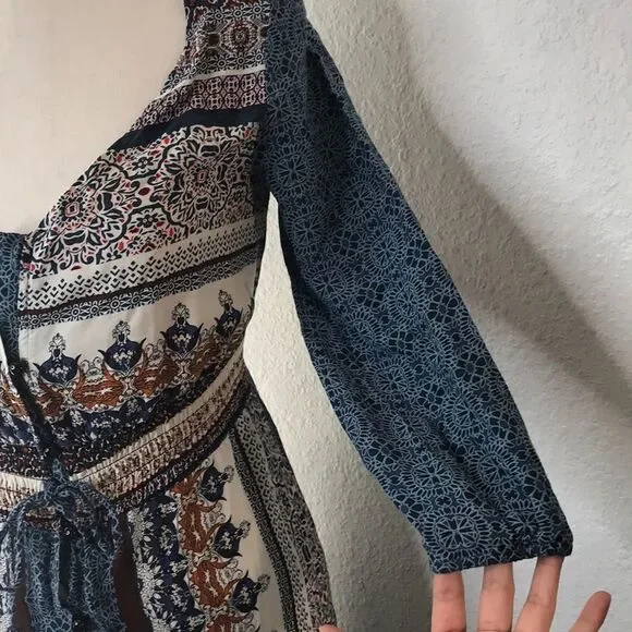 Maxi shirt with paisley print - Picture 6 of 7